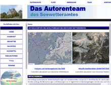 Tablet Screenshot of meteo-hamburg.de